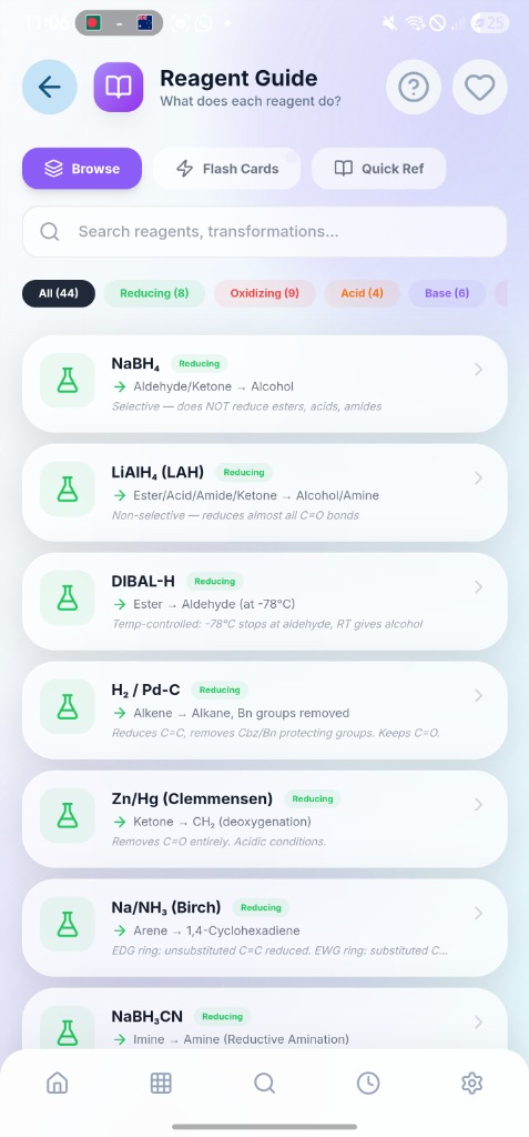 Reagent guide